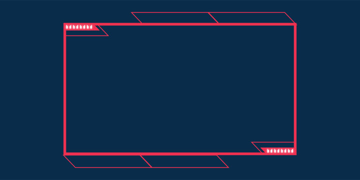 Streaming Face Cam Panel Overlay