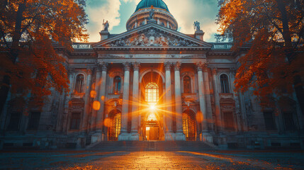 Fototapeta premium Capture the grandeur of Budapest, Hungary created with Generative AI technology