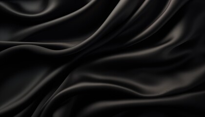 Fototapeta premium black silk satin background