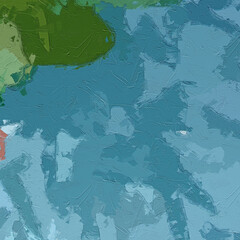 Oil paintings and various flowers, lotus leaves, lotus ponds, fish, birds, cats, and dogs are beautiful