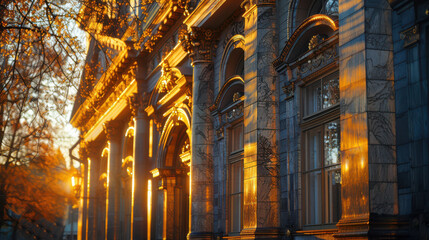 Capture the grandeur of Helsinki, Finland created with Generative AI technology