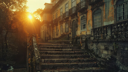 Fototapeta premium Capture the grandeur of Lisbon, Portugal created with Generative AI technology