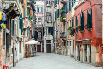 Empty Street, Venice, Italy