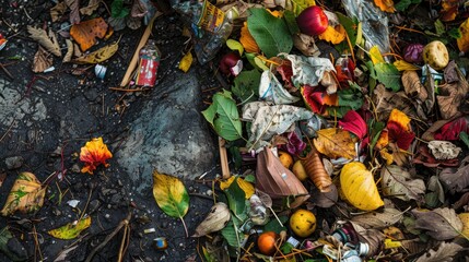 Garbage occurs organically worldwide