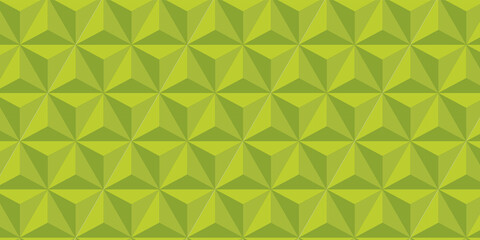 Fototapeta premium Green lime Geometric Seamless Pattern with Triangles and Squares for Textile and Wallpaper Design
