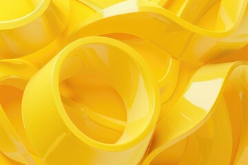 Yellow Scissors Close Up