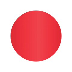 Red circle gradient color shifts. Bright red dot center composition vibrant hues. Graphic design primary color circle redround