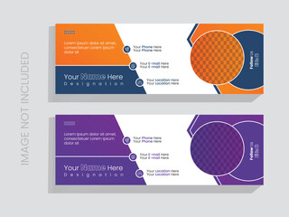 eye catching email signature design and template 