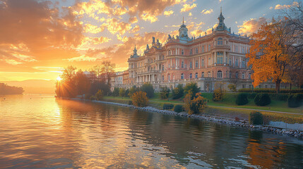 Fototapeta premium Capture the grandeur of Prague, Czech Republic created with Generative AI technology