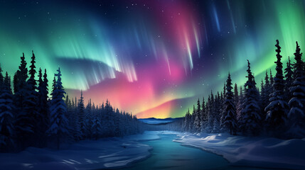 beautiful aurora wallpaper 