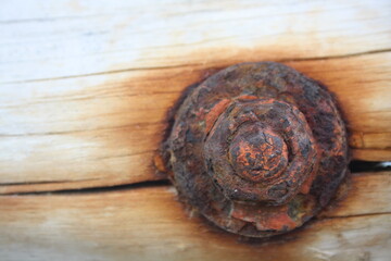 Wood and rusty texture 