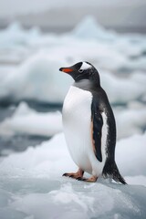 Penguin on ice Generative AI