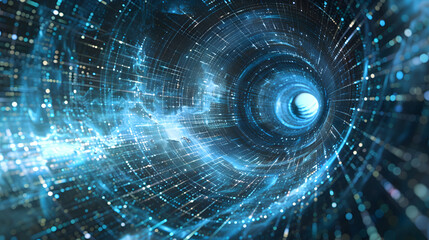 Fototapeta premium Abstract digital background