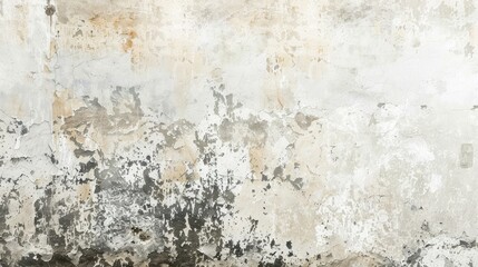 Fototapeta premium Grunge Background Featuring a White Wall Texture