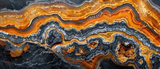 Macro view of agate stone