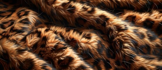 Close-up of leopard fur