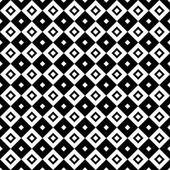 Modern Black white geometric background with regular square shapes. Seamless background as a black and white texture.