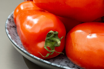Long red ripe italian san marzano pasta sauce tomatoes