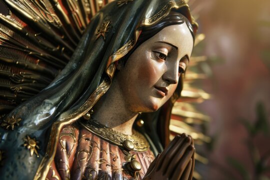 Virgin of Guadalupe Statue