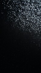 Obraz premium small sparkling particles scattered across dark background at top. backdrop for luxury or high-end product advertisements, background for event invitations or announcements, texture overlay