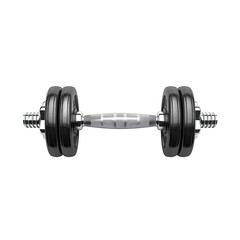 Fototapeta premium Dumbbell on transparent or white background