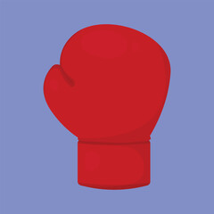 Boxing gloves icon vector. Boxing fighting gloves vector illustration. Boxing glove back side vector
