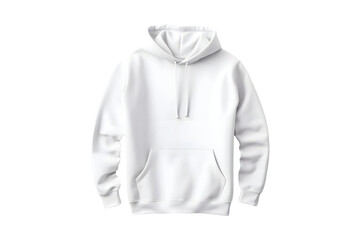 White-Hoodie (PNG) isolated on transparent background