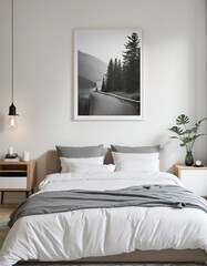 modern bed room interior design