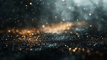 A blurry image of a dark background with a lot of sparkles