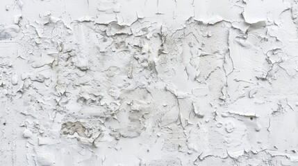 Obraz premium Texture of white lime painted on a concrete wall