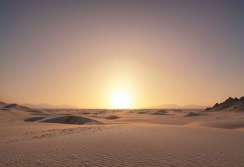 sunset in the desert, wall paper