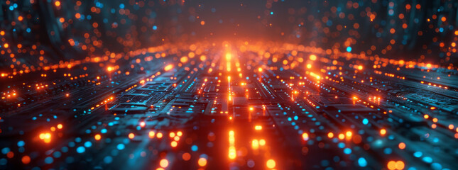 Fototapeta premium 5g technology, futuristic.generative ai
