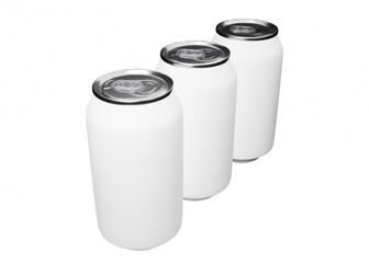 beverage aluminum can mockup
