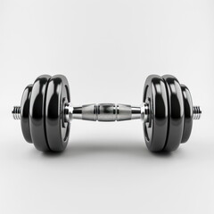 Obraz premium Dumbbell on white background