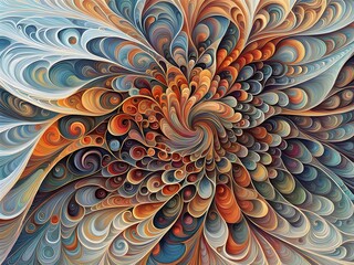 abstract background with swirls