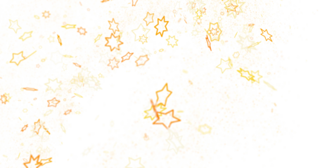 Twinkling Christmas Descent: Striking 3D Illustration Showcasing Falling Festive Twinkling Stars