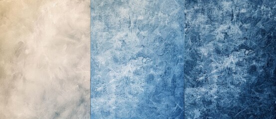 Blend of blue and white stucco creates a textured surface for your design ideas. Perfect for modern, industrial, or vintage projects