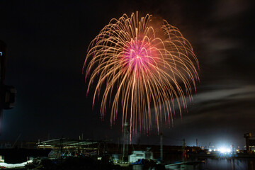 野村花火による秋の芸術花火
