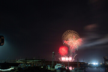 野村花火による秋の芸術花火