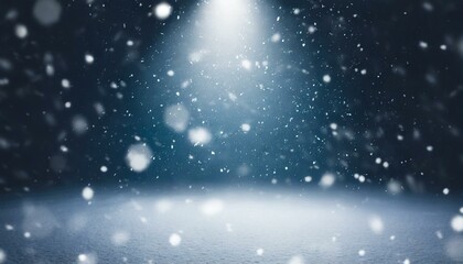 雪降る夜の背景