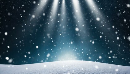 雪降る夜の背景