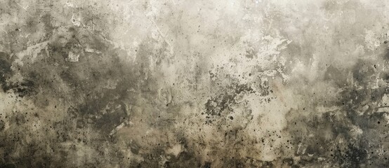Obraz premium Aged, worn concrete wall with distressed texture in gray, brown, and white. Perfect for urban themes with cracked, scratched, stained details. Visually striking contrast for creative projects