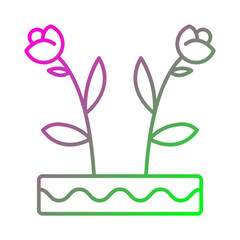 Pot Plant Flower icon