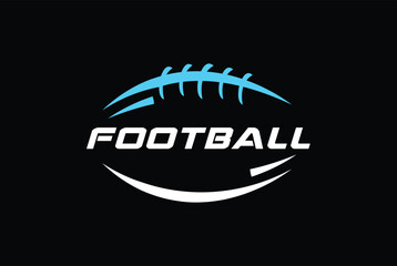 American Football badge logo vector - Rugby logo © creativeee