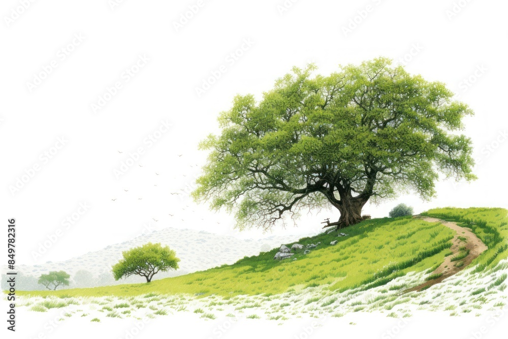 Wall mural landscape tree outdoors nature. - Wall murals