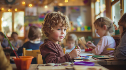 Children Engaging in Waldorf Education Activities