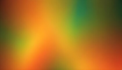 Blurred abstract background featuring warm orange and cool green color tones, high detail, redscale, red light leaks, warm, bright sunlight