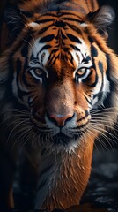 Obraz premium Detailed photo of a tiger