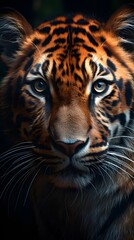 Fototapeta premium Detailed photo of a tiger