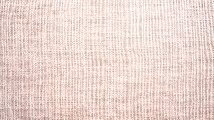 Fototapeta premium Pink sackcloth or burlap texture close up, natural cotton fabric, unfinished linen cloth textile for crafts. Background eco-friendly design with copy space